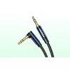 Ugreen audio kábel AUX 90 fokban döntött minijack 3,5 mm 2m kék (A-6957303861811 8 kép