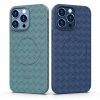iPhone 14 Pro MagSafe Woven tok sötétkék-9145576281208 3 kép