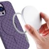 iPhone 14 Pro MagSafe Woven tok sötétkék-9145576281208 5 kép