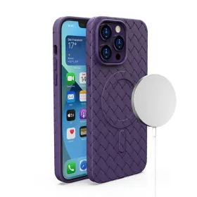 iPhone 14 Pro MagSafe Woven tok lila-9145576281215 6 kép