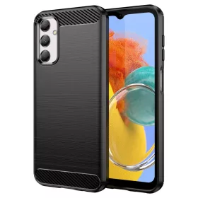 Samsung Galaxy M54 Carbon szénszál mintájú TPU tok fekete-9145576281567 3 kép
