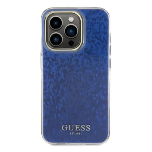iPhone 15 Pro Guess IML Disco Mirror Classic Logo tok lila-3666339172473 4 kép