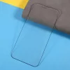 iPhone 15 5D Full Glue kijelzővédő üvegfólia fekete-5905591410007 8 kép