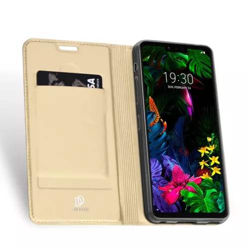 Dux Ducis Skin Pro fliptok LG G8 ThinQ arany-6934913079393 4 kép