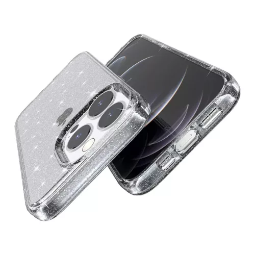 Samsung Galaxy S23 FE Crystal Glitter Tok ezüst-5900217997184 3 kép