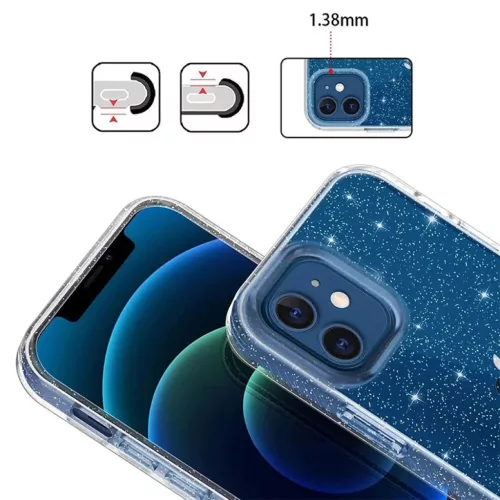Samsung Galaxy S23 FE Crystal Glitter Tok ezüst-5900217997184 9 kép