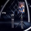 Selfie bot állvánnyal és bluetooth távirányítóval P70 fekete-5900217998570 6 kép