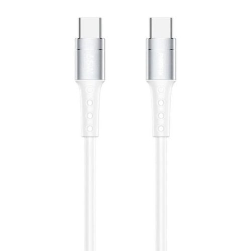 Remax Chaining RC-198 USB-C - USB-C kábel, 1m, 65W (fehér)-6954851255673 1 kép