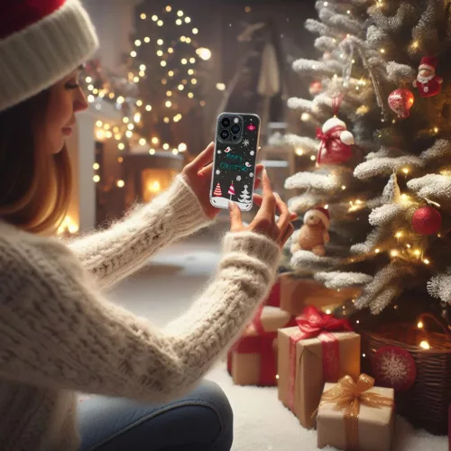 Samsung A25 5G/A24 4G Tel Protect Christmas Karácsonyi mintás tok de-5900217999829 3 kép