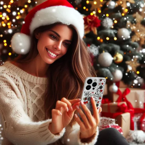 Samsung A25 5G/A24 4G Tel Protect Christmas Karácsonyi mintás tok de-5900217999836 3 kép