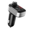 XO Smart Bluetooth FM Transmitter autós töltő fekete TZ08-6920680835508 1 kép