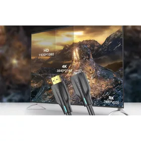 Vention HDMI hosszabító kábel AHBBF 8K 1m fekete-6922794746169 1 kép