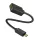 UGREEN Micro HDMI-HDMI adapter, 20 cm fekete