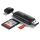 UGREEN CM304 USB + USB-C adapter SD + microSD kártyaolvasó fekete-6957303805860 1 kép