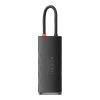 Baseus HUB Lite 5-Port USB-C - HDMI+USB3.0x3+PD fekete-6932172628369 2 kép