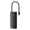 Baseus HUB Lite 5-Port USB-C - HDMI+USB3.0x3+PD fekete-6932172628369 5 kép
