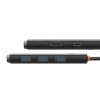 Baseus HUB Lite 5-Port USB-C - HDMI+USB3.0x3+PD fekete-6932172628369 6 kép