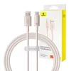 Baseus Habitat gyorstöltő kábel USB - USB-C 1m 100W rózsaszín