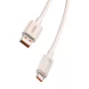 Baseus Habitat gyorstöltő kábel USB - USB-C 1m 100W rózsaszín-6932172642983 3 kép