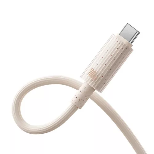 Baseus Habitat gyorstöltő kábel USB - USB-C 1m 100W rózsaszín-6932172642983 4 kép