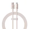 Baseus Habitat gyorstöltő kábel USB - USB-C 1m 100W rózsaszín-6932172642983 7 kép