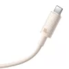 Baseus Habitat gyorstöltő kábel USB - USB-C 1m 100W rózsaszín-6932172642983 9 kép