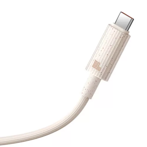 Baseus Habitat gyorstöltő kábel USB - USB-C 1m 100W rózsaszín-6932172642983 9 kép