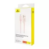 Baseus Habitat gyorstöltő kábel USB - USB-C 2m 100W rózsaszín-6932172643003 3 kép