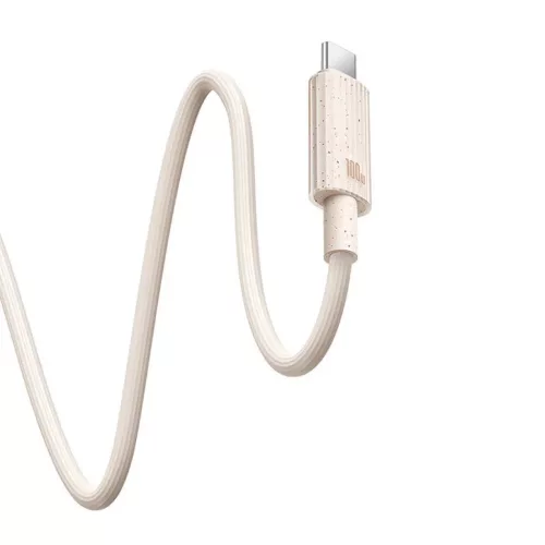 Baseus Habitat gyorstöltő kábel USB - USB-C 2m 100W rózsaszín-6932172643003 5 kép