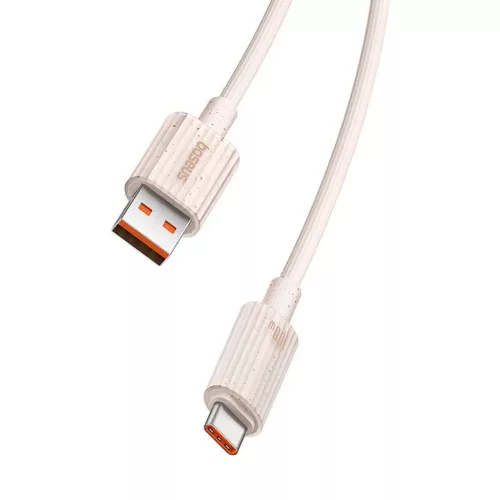 Baseus Habitat gyorstöltő kábel USB - USB-C 2m 100W rózsaszín-6932172643003 6 kép