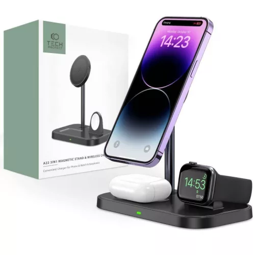 Tech-Protect QI15W A22 3 az 1-ben MagSafe-kompatibilis vezeték nélk�-9490713930960 7 kép