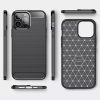 iPhone 15 Plus Carbon szénszál mintájú TPU tok fekete-5900217991755 3 kép
