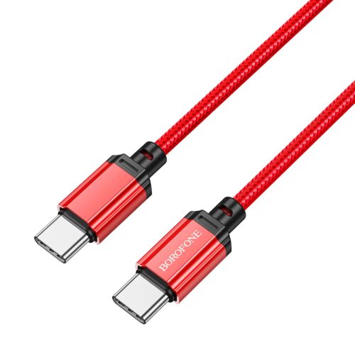 Borofone Sharp BX87 Type C - Type C kábel PD 60W 1m piros-6974443389074 5 kép