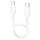 Borofone BX93 Super Power Type C - Type C kábel 60W 3A 0,25m fehér-6941991107818 1 kép