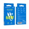 Borofone BX93 Super Power Type C - Type C kábel 60W 3A 0,25m fehér-6941991107818 4 kép