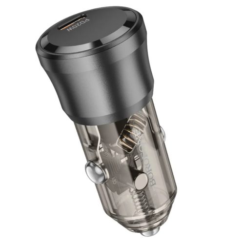 Borofone BZ24 Clever autós töltő Type C QC 3.0 PD 20W fekete-6941991106934 6 kép
