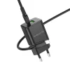 Borofone BN14 Royal GaN USB + Type C hálózati töltő adapter QC 3.0-6941991106866 4 kép