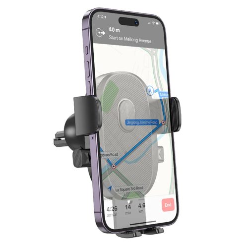 Borofone BH92 Grand autós telefontartó szellőzőrácshoz fekete-6941991103681 9 kép