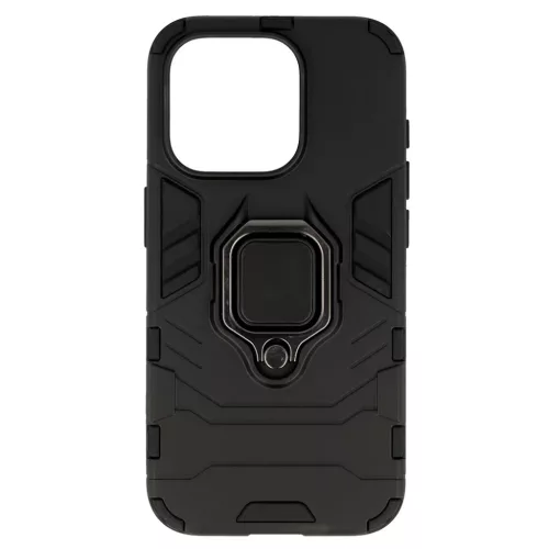 iPhone 15 Pro Max Ring Armor tok kihajtható támasszal fekete-5900217992684 8 kép