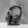 CATEAR cicafüles fejhallgató Gyerekeknek - Bluetooth CA-042 fekete