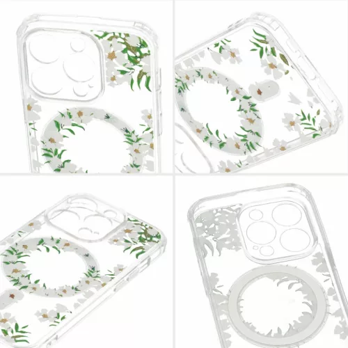 iPhone 13 Pro Tel-Protect Flower tok MagSafe kompatibilis (design 5)-5900217021070 6 kép