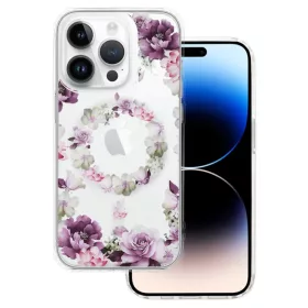 iPhone 13 Pro Tel-Protect Flower tok MagSafe kompatibilis (design 6)-5900217021087 3 kép
