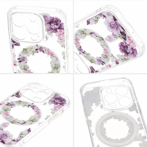 iPhone 13 Pro Tel-Protect Flower tok MagSafe kompatibilis (design 6)-5900217021087 2 kép