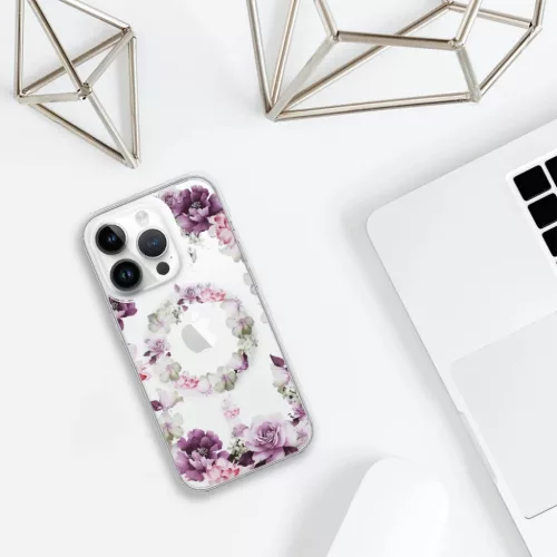 iPhone 13 Pro Tel-Protect Flower tok MagSafe kompatibilis (design 6)-5900217021087 7 kép
