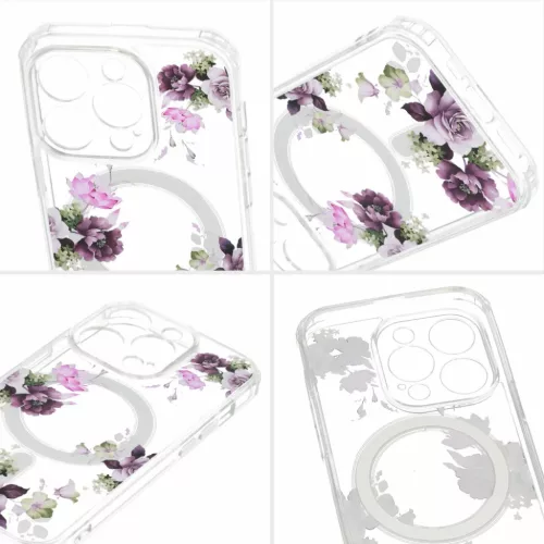 iPhone 13 Pro Tel-Protect Flower tok MagSafe kompatibilis (design 7)-5900217021094 4 kép