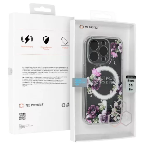 iPhone 13 Pro Tel-Protect Flower tok MagSafe kompatibilis (design 7)-5900217021094 5 kép