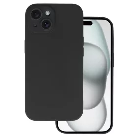 iPhone 15 Matt TPU tok fekete