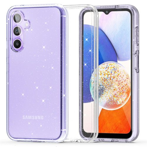Samsung Galaxy S23 FE Tech-Protect FlexAir csillogó áttetsző tok-9319456607031 6 kép