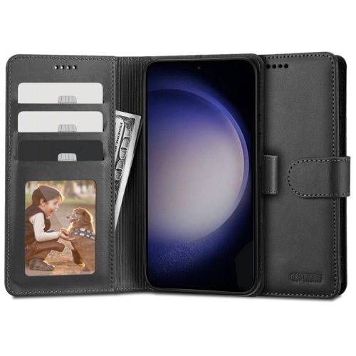 Samsung Galaxy S23 FE Tech-Protect Wallet fliptok fekete-9319456607086 7 kép