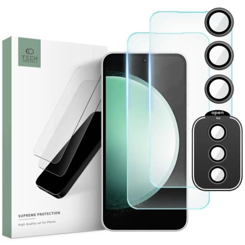 Samsung Galaxy S23 FE Tech-Protect Supreme kijelző és kameralencse v-9319456606478 5 kép